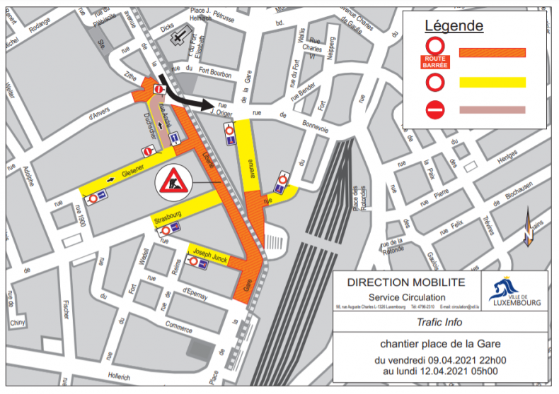 09 04 2021 Chantier Place de la Gare