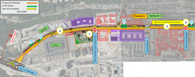 Carte travaux communiqué K2a - Mars