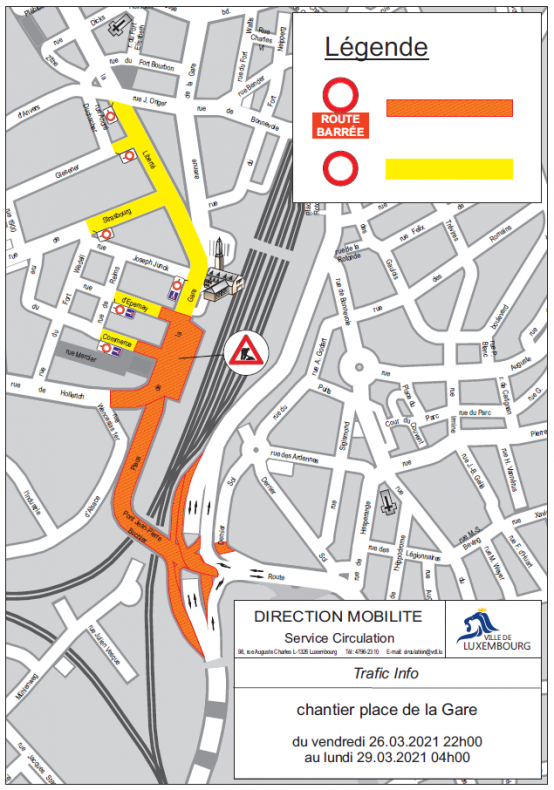 26 03 2021 Chantier Place de la Gare