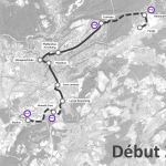 La ligne du tram début 2025