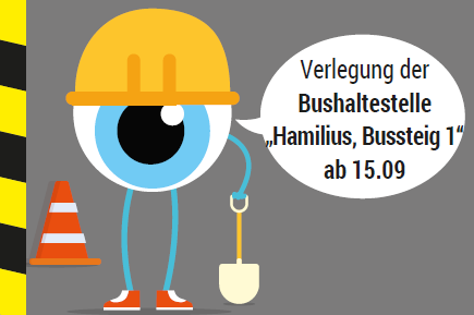 verlegung haltestelle Hamilius