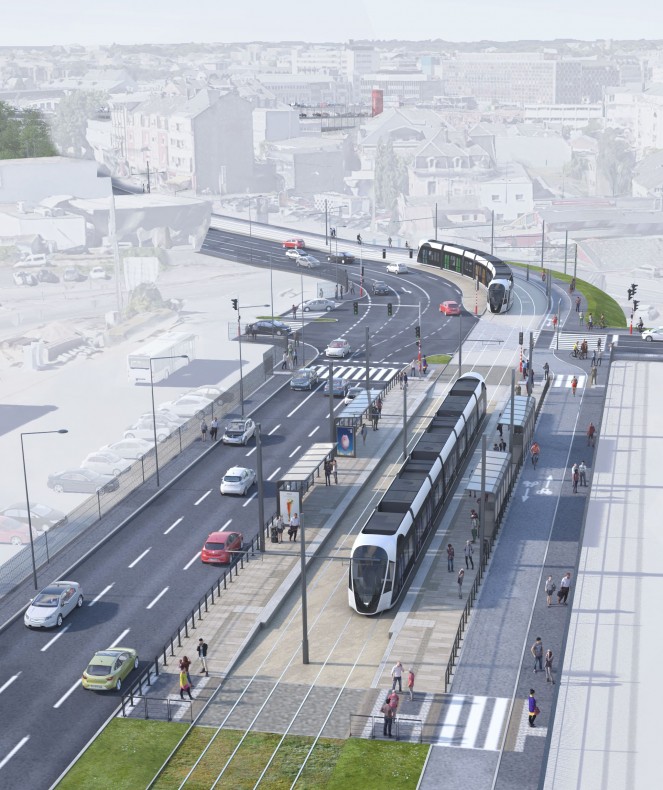 ©Luxtram - Tronçon C - Image de synthèse (4)